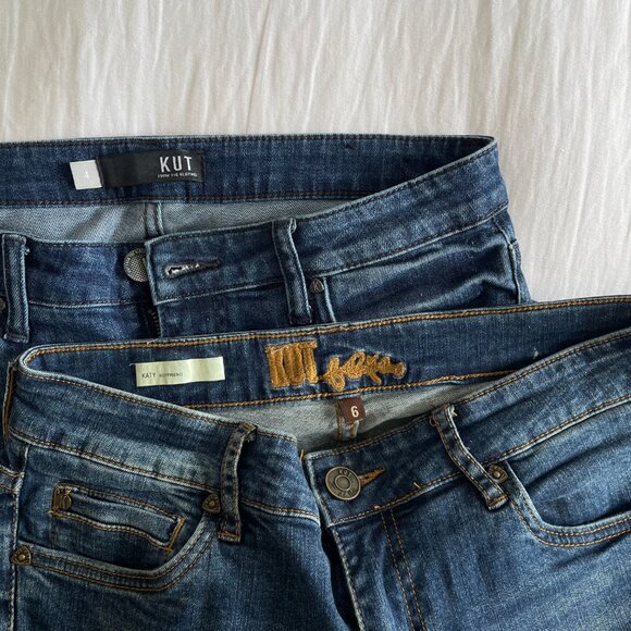 KUT Denim Jean Bundle (sz 4/6) - Picture 2 of 10